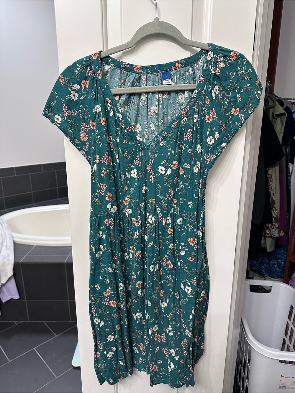 Floral Short Sleeve Dress
